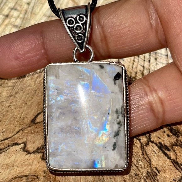 Rainbow Moonstone “The Visionary Stone” Pendant - Picture 1 of 17